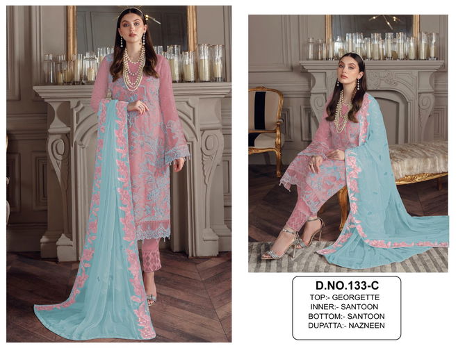 Kf 133 Heavy Festive Wear Wholesale Pakistani Suits
